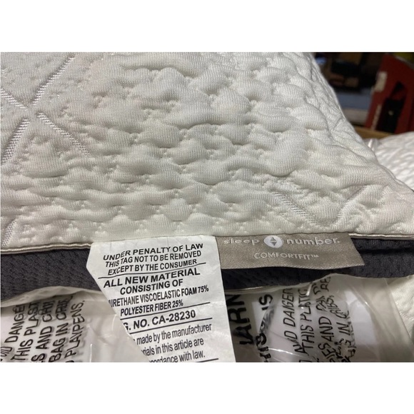 sleep number Bedding Sleep Number Comfortfit Ultimate Pillow Memory Foam Standard Msrp 39